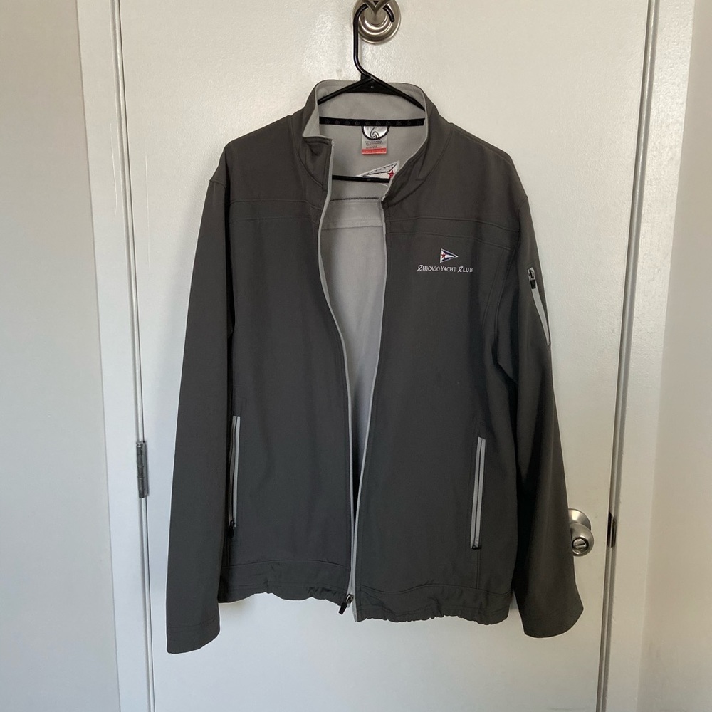 Gray Chicago Yacht Club Zip Up